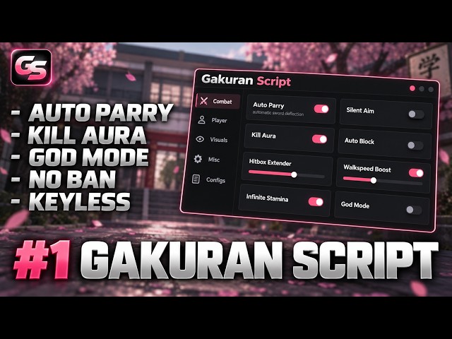 [NO KEY] Gakuran Script 2026 | Auto Parry, Hitbox (Mobile & PC) | Gakuran Script Pastebin