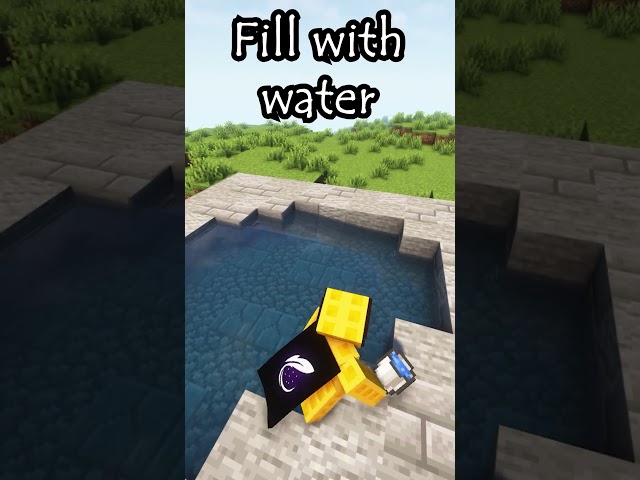 Hot Springs! - How to Build #shorts #minecraft #building