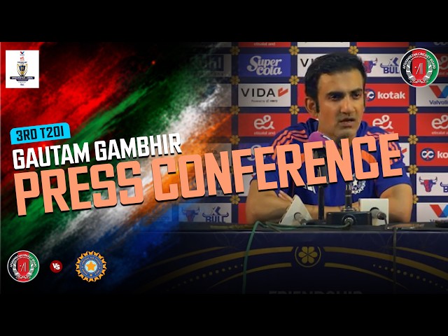 Indian Head Coach Gautam Gambhir's Post-Match Press Conference | AFG v IND 2026 | DELHI | ACB |31A1T