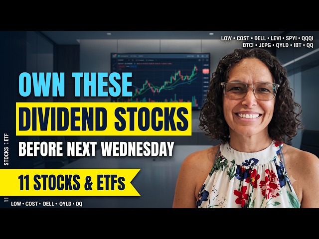 Own These Dividend Stocks & Covered Call ETFs Before Next Wednesday | Get Paid Next Dividend