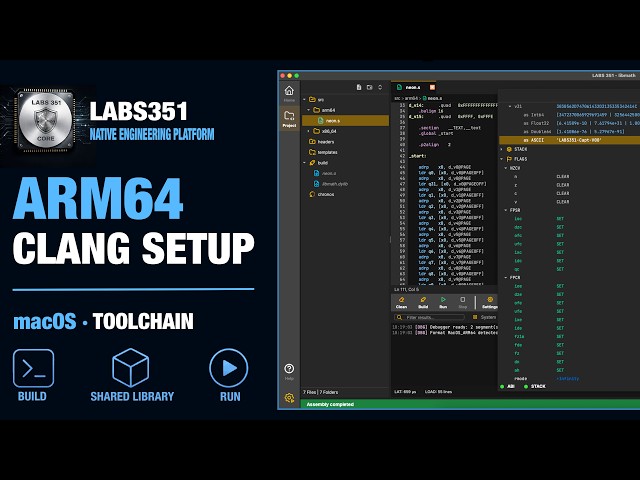 ARM64 Clang Toolchain Setup on macOS | LABS351