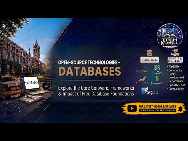 Databases | Open-Source Technologies | From Fundamentals to Enterprise Solution | The Tech Kernel