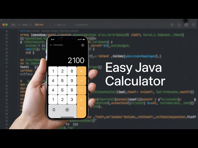 Java Input & Output Made Easy  Build Your First Calculator (Day 5 - 100 Days of Java)