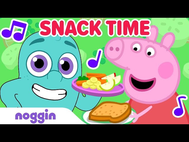 Snack Time Song w/ Peppa Pig + Blaze! 🥨 Routine Tunes #3 | Daily Routines for Kids