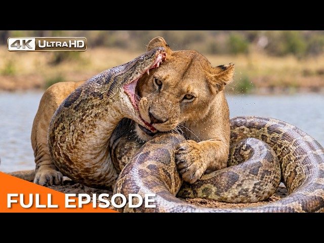 When the King Strikes First: Lion vs Giant Python | Animal Survival Documentary