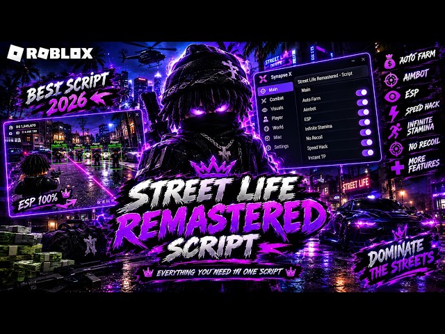 THE BEST STREET LIFE REMASTERED SCRIPT IS BACK AGAIN | NyTro.cc