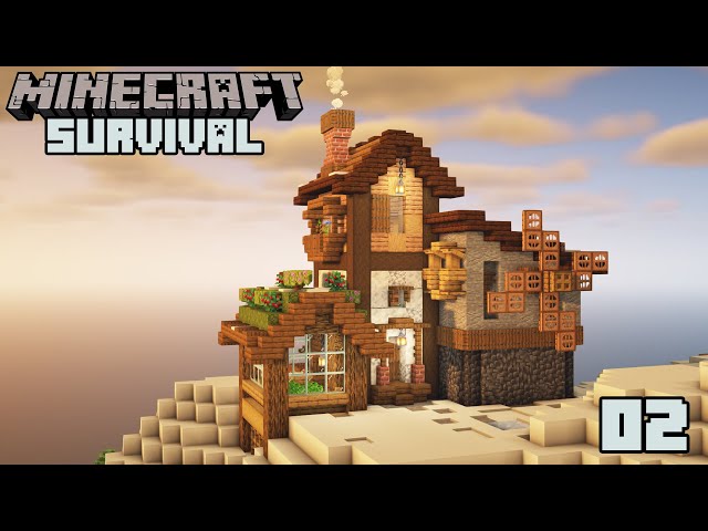 Mountain Starter House! - Minecraft 1.18 Survival | Episode 2