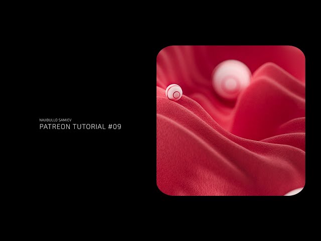 Simple Fabric animation Cinema 4D - Redshift Tutorial