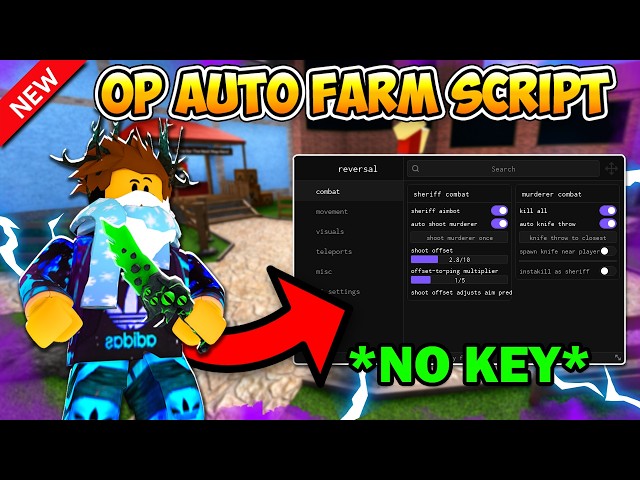 NEW Murder Mystery 2 Script - Fling All, Auto Kill All, Auto Collect Gun (Pastebin)