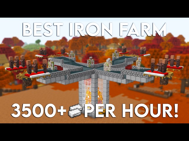 NEW UPDATED Minecraft Java 26.3 IRON FARM TUTORIAL | 3500 Iron Per Hour