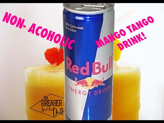 Non-Alcoholic REDBULL Mango TANGO Drink!