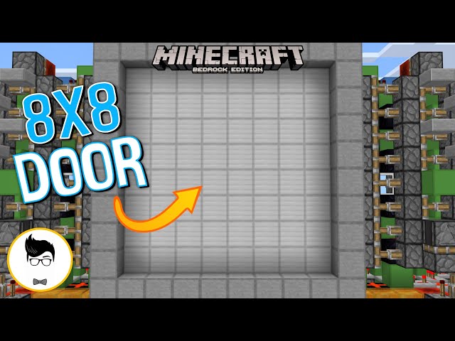 Minecraft BE INSANE 8x8 PISTON DOOR! (PE/Xbox/PS4/Windows10/Switch)