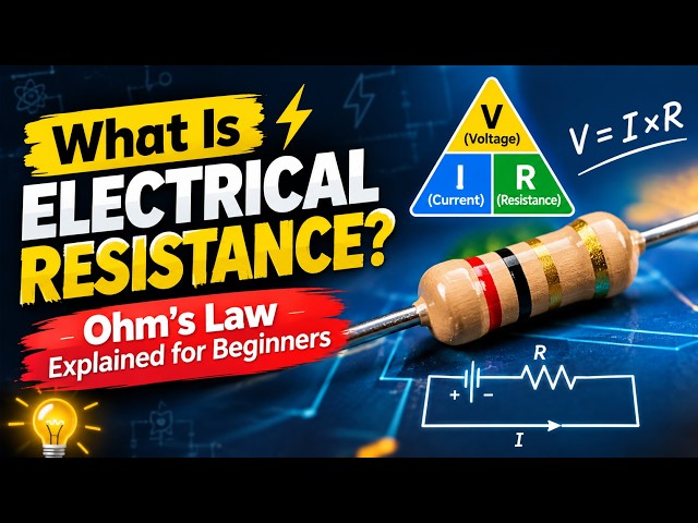 What Is Electrical Resistance? ⚡| Ohm’s Law Explained for Beginners
