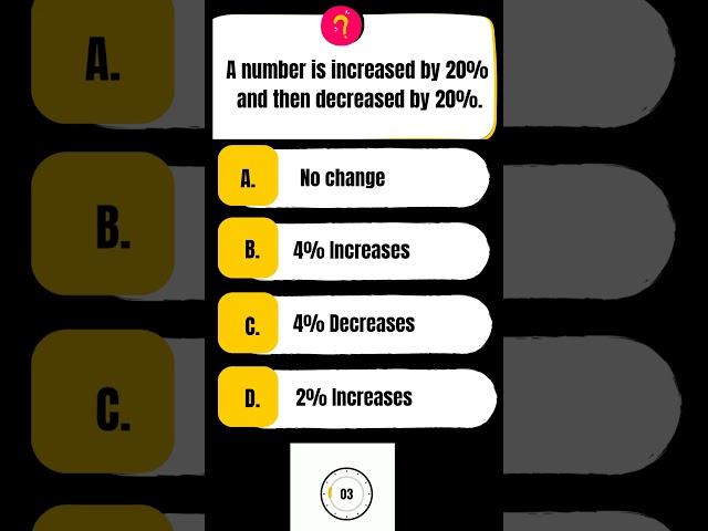 #Can You Solve This in 10 Seconds? | Aptitude Quiz #001