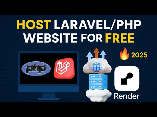 Host Your PHP / Laravel Website for FREE #render #php #laravel #webhosting