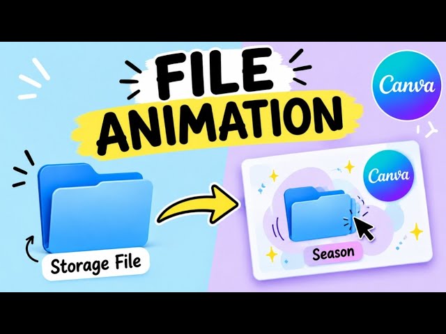 Canva File Animation | Turn Your Folder Into Animated Design @canva 