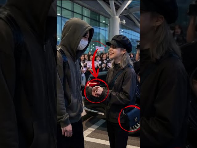 Jungkook & Jimin’s Emotional Arrival At Incheon Airport! 🥺✈️ #shorts #bts  #jikook #army