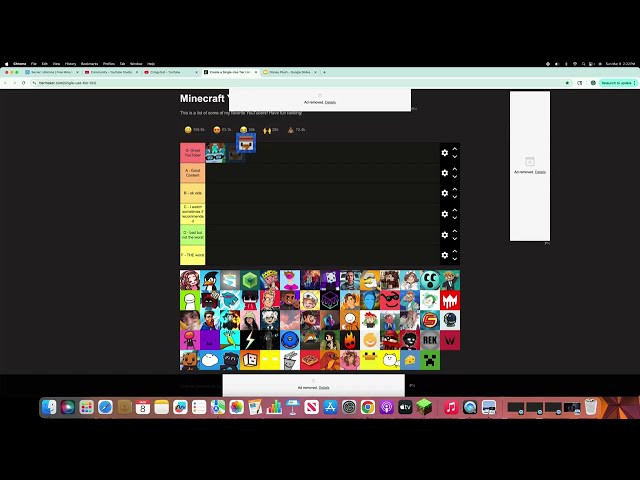 I ranked (about) EVERY Minecraft YouTuber