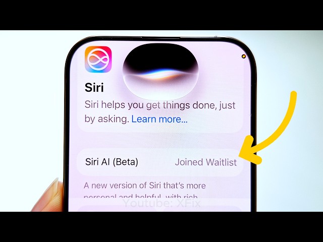 Fix Siri AI “Joined Waitlist” in 1 Minute!