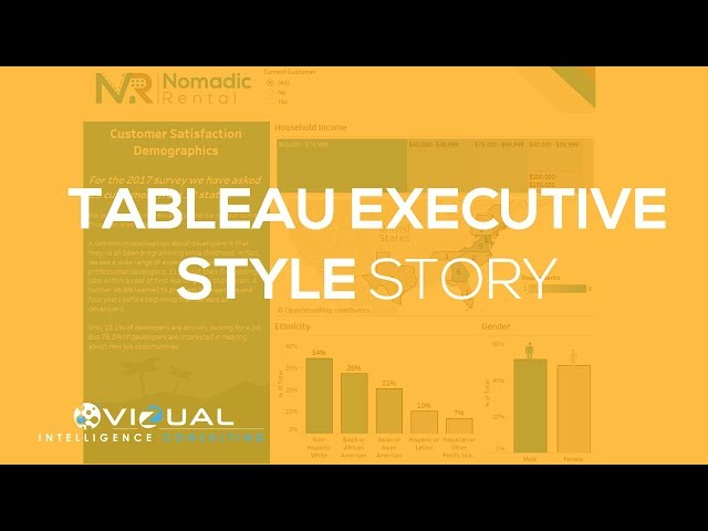 Tableau Story [Creating Executive Style Tableau Presentations]
