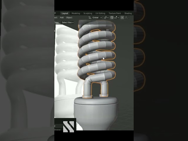 Blender tip#60 How would you model this? #blenderforbegginer #tips