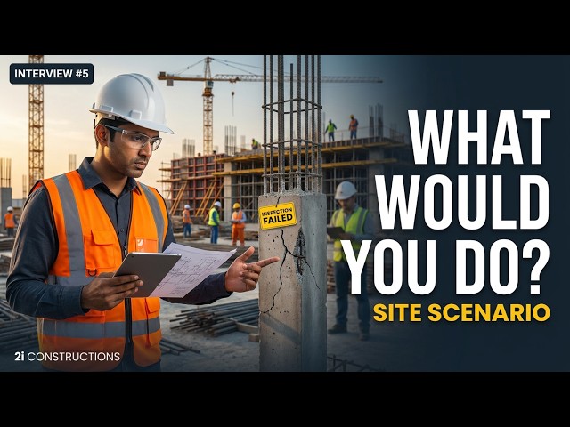 Civil Engineering Interview Masterclass #5 | Inspections, NCR & Scenario-Based Questions | KSA