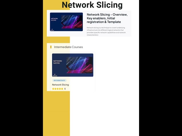 Courses and Learning Paths on Telecom Technologies!