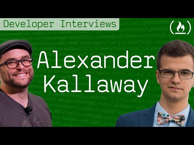 100DaysOfCode Creator Alexander Kallaway - Developer Interviews