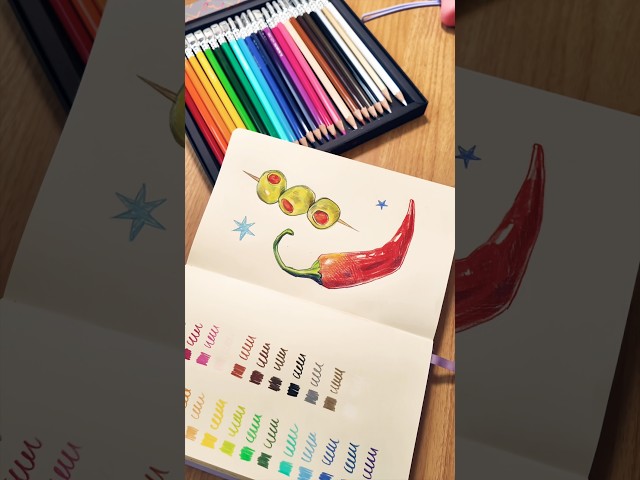 meet my new  favourite pencil set 😮‍💨✏️