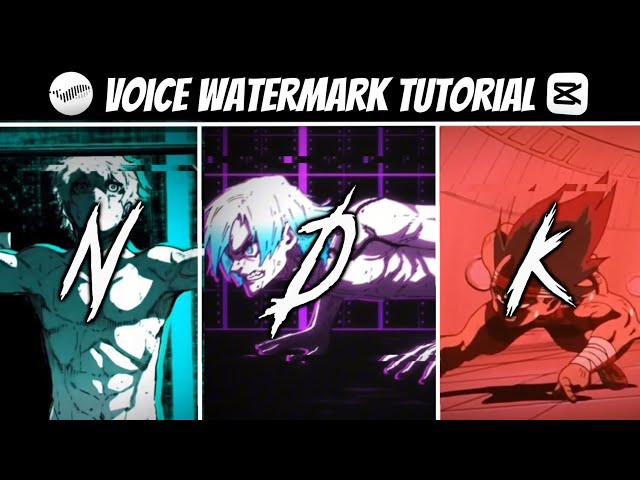 How To Edit The "Voice Watermark" Trend On CapCut | FUNK ABNORMAL Edit