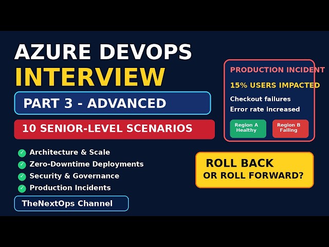 Azure DevOps Interviews Advanced  Part 3