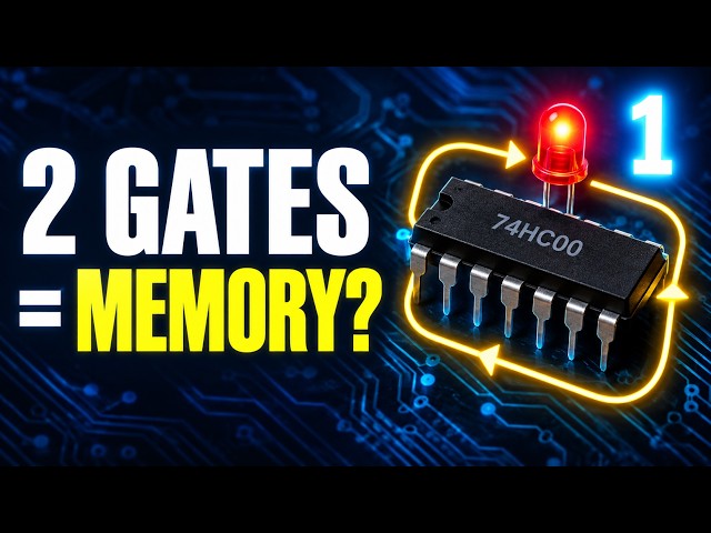 How Two NAND Gates Store One Bit of Memory
