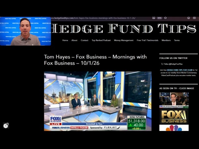 Hedge Fund Tips with Tom Hayes - VideoCast - Episode 364 - October 7, 2026