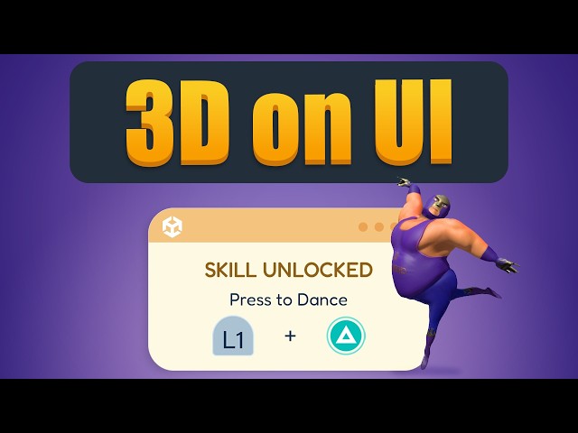 Display 3D ANIMATIONS Inside UNITY UI (Step-by-Step)