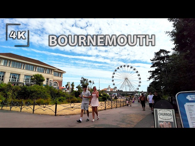 🇬🇧 How Hot Is Bournemouth Right Now? | Heatwave Walk 4K