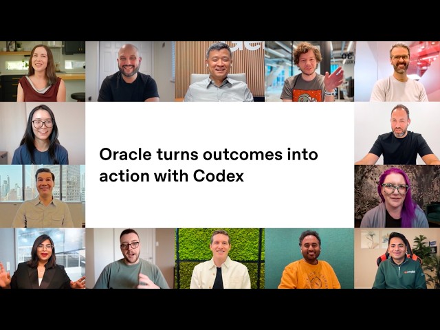 How Oracle Uses Codex to Help Business Users Get Answers