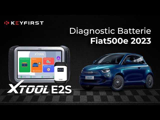 Fiat 500e 2023 Battery Diagnostic Tutorial - 100% Electric | Keyfirst