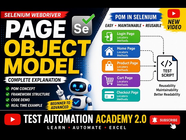 Page Object Model (POM) in Selenium Java | Complete Framework with Real-Time Project