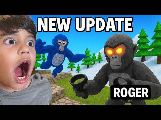 Gorilla Tag NEW UPDATE with ADAM & ROGER! (VR Gameplay)