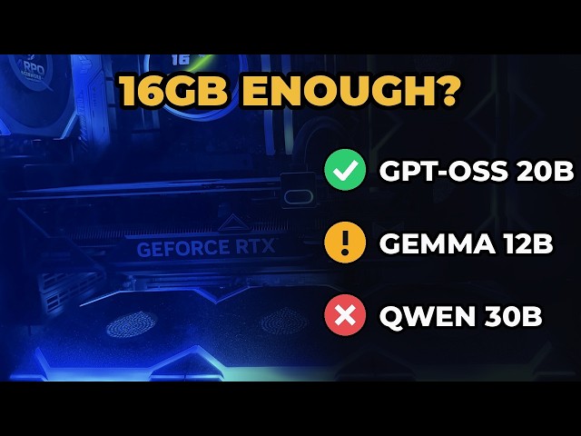 I Tested Local AI on a 16GB GPU — Here's What Actually Runs