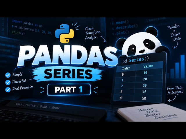 Learn Pandas from Scratch 🐼 | Part 1 |