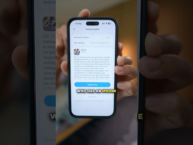 iOS 27 Dropped: Here's Everything You're Getting iPhone 11 and Up!