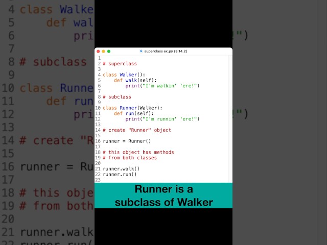 inheritance & polymorphism (2) - objects & classes in python, pt. 5b