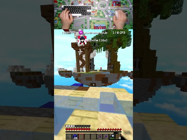 PROFESSIONAL FIGHT SKIPPER #shorts #viral #gaming #minecraft #minemenclub #pvp #fireballfight
