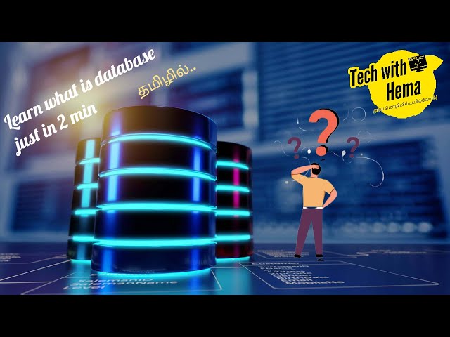 What is a database in tamil | Learn Sql in tamil | MSSQL