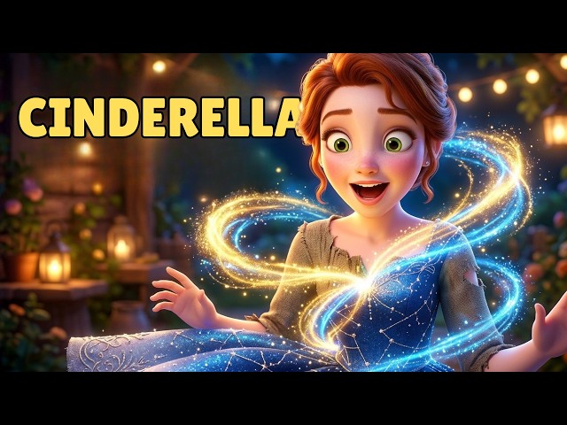 The Story of Cinderella ✨👑 | Full Animated Fairy Tale | Classic Bedtime Story