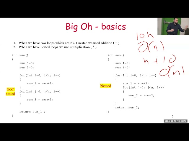 CSI2110 Data Structures and Algorithms - Tutorial - Big O - Algorithm Analysis