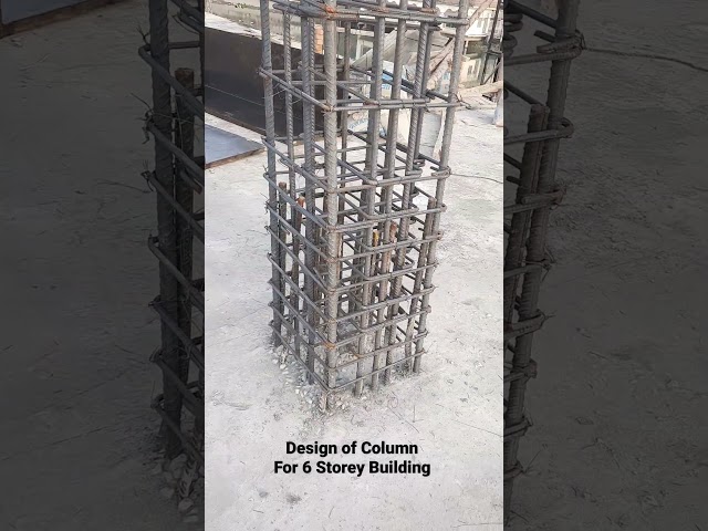 Design of Column for 6 Storey Building