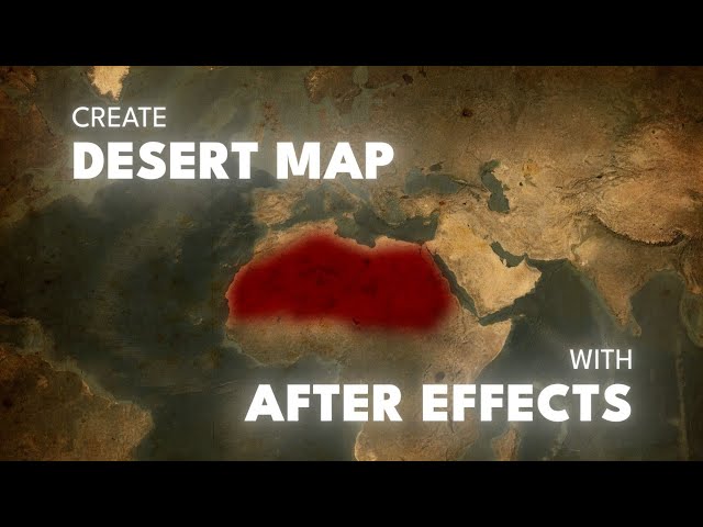 How to Animate Deserts in After Effects GeoLayers - 2 Easy Methods