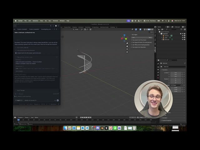 3D-Agent: AI Automates Blender in Real-Time (Better than Blender MCP)